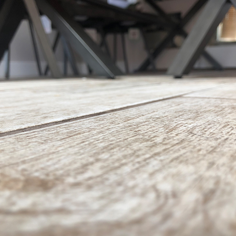 Kitchen floor tiling